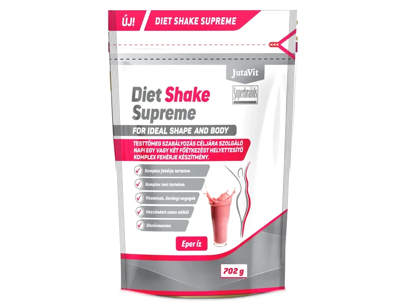 JutaVit Diet Shake Supreme Eper íz 702 g