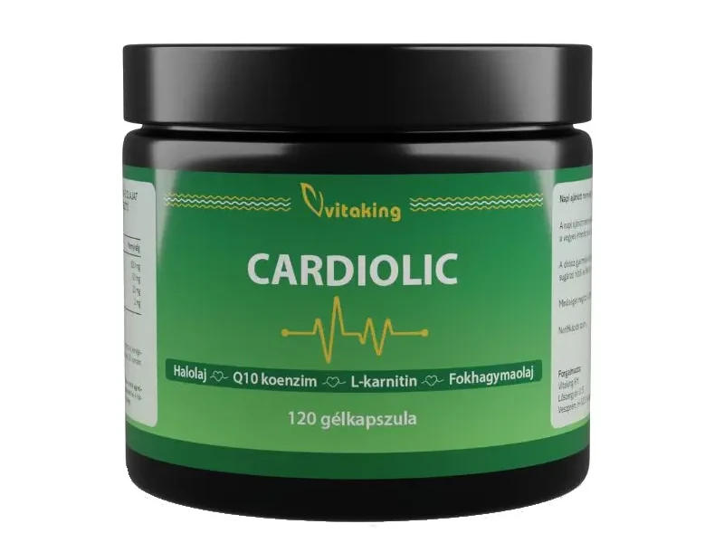 VK Cardiolic Q10+Omega+L-Carn+Garlic 120 db