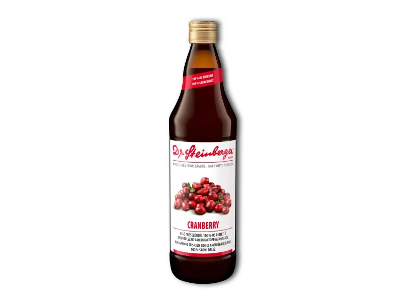 Dr. Steinberger Cranberry - Tőzegáfolyalé 750 ml