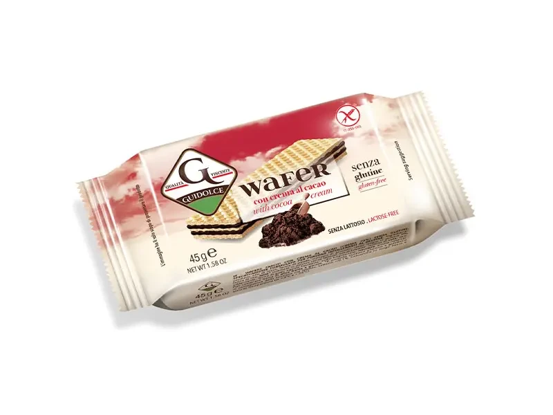 Guidolce Kakaós krémmel töltött gluténmentes ostya 45g