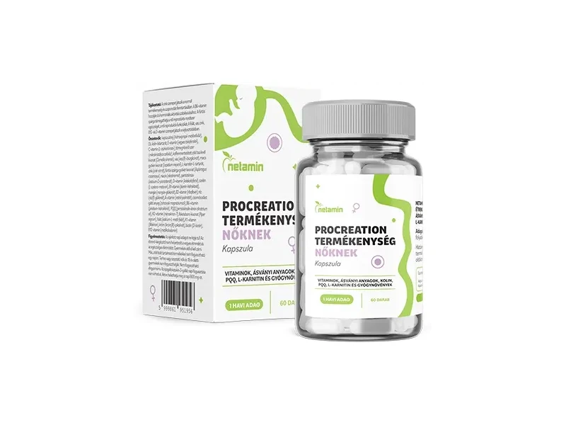 Netamin Procreation Termékenység Nőknek Kapszula 60 db