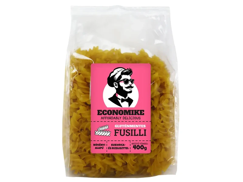 Economike Gluténmentes kukorica-rizs tészta orsó (fusilli) 400 g