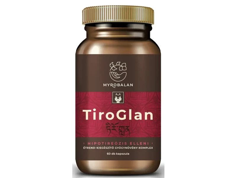 Myrobalan TiroGlan pajzsmirigy-alulműködés elleni gyógynövény-komplex 60db