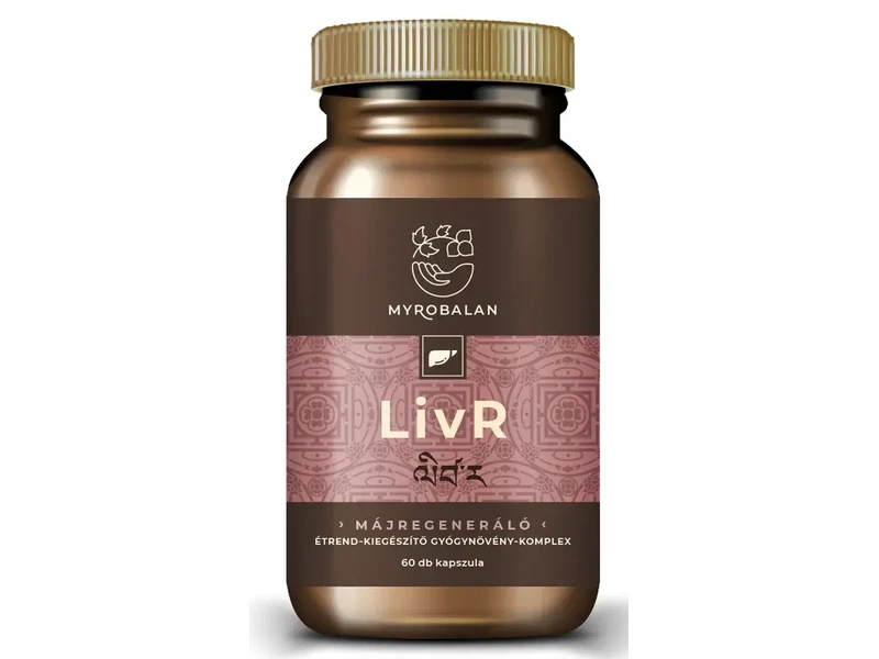 Myrobalan LivR májtisztító- és regeneráló gyógynövény-komplex 60db