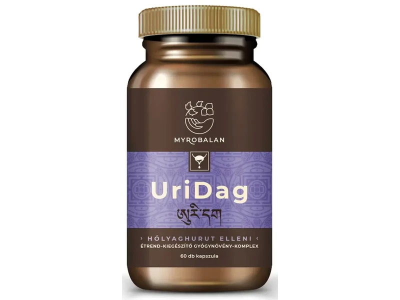 Myrobalan UriDag hólyaghurut és húgyúti fertőzések elleni gyógynövény-komplex 60db