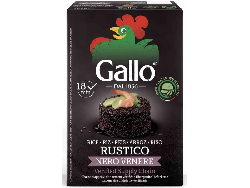Riso Gallo Nero fekete rizs 500g