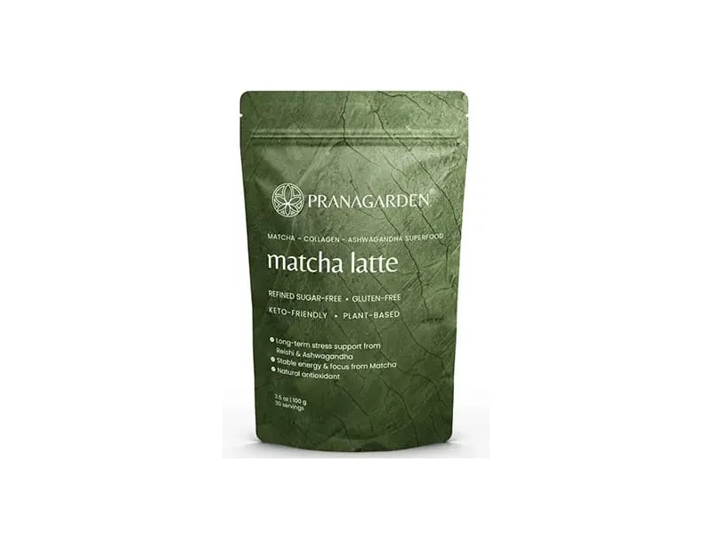 Pranagarden Matcha-Kollagén Latte italpor 100 g