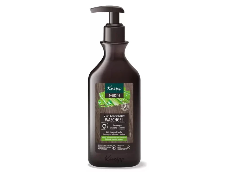Kneipp MEN - 2 in 1 Intenzív szakáll & arctisztító gél 250ml