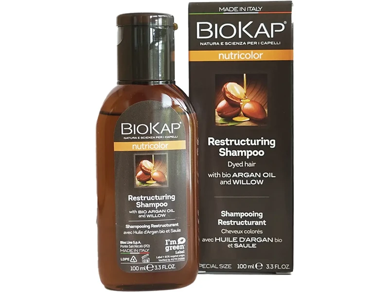 Biokap Nutricolor Helyreállító sampon festett hajra Argánolajjal 100 ml