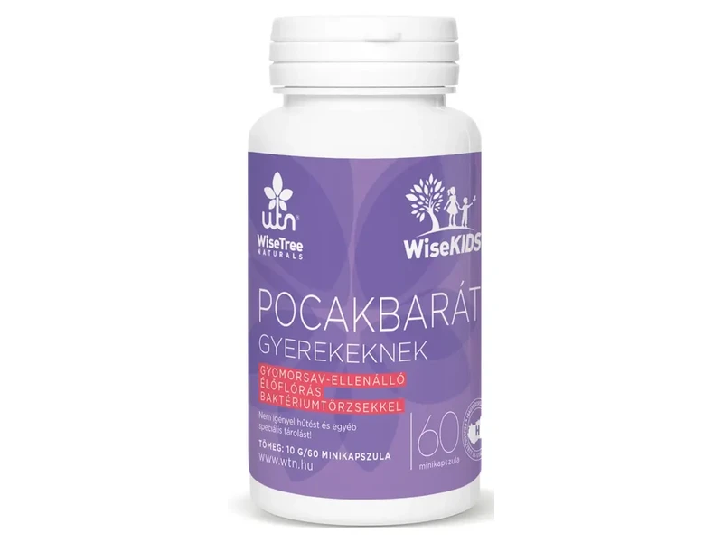 WTN Pocakbarát gyerekeknek 60 db minikapszula