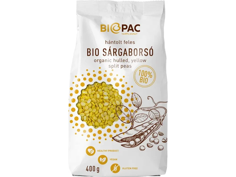 Biopac Bio sárgaborsó 400g