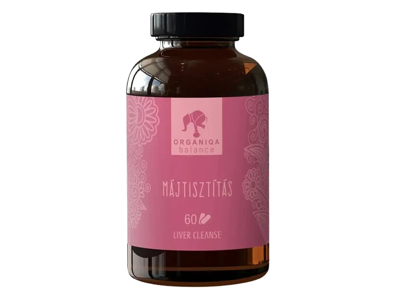 Organiqa balance Májtisztítás kapszula 60 db