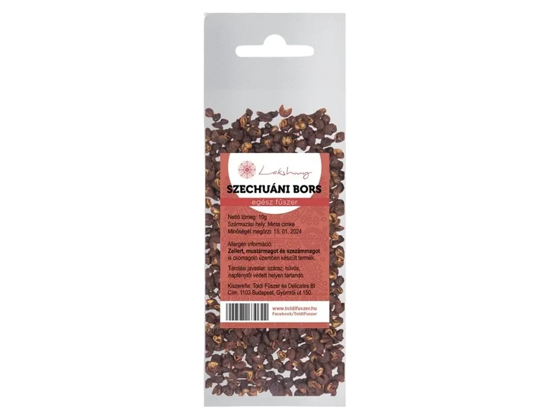 Szechuáni bors egész 10g