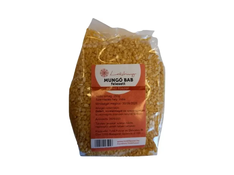 Mungóbab felezett 250g