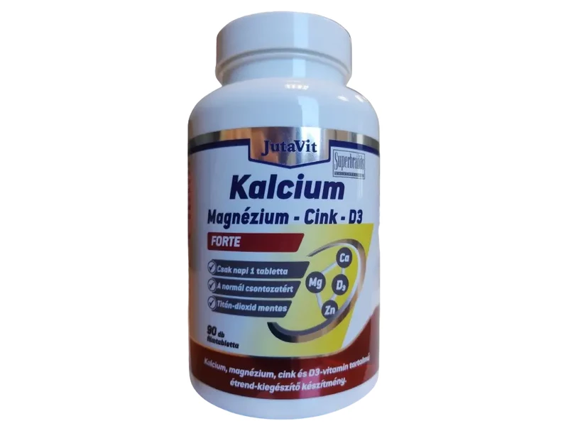 JutaVit Kalcium+Magnézium+Cink Forte 90 db