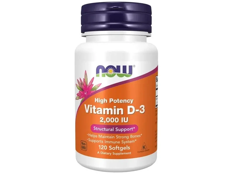 NOW Vitamin D3-2000UI 120db