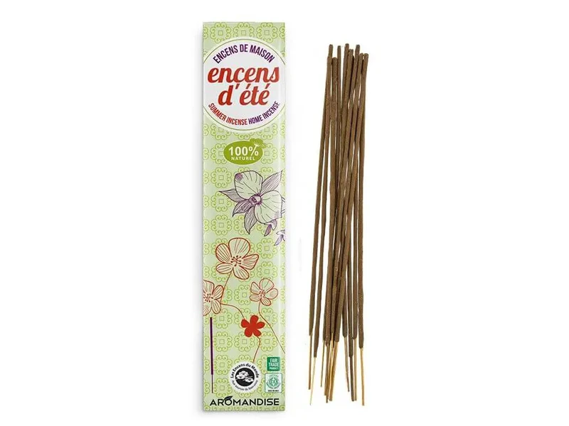 SUMMER - Citronella - Geránium beltéri füstölőpálcika- 12 szál/csomag