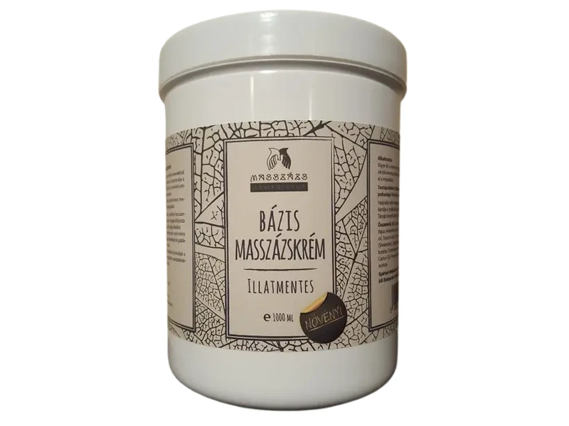 Masszázs Manufaktúra Illatmentes Bázis masszázskrém (sheavajas) 1000ml