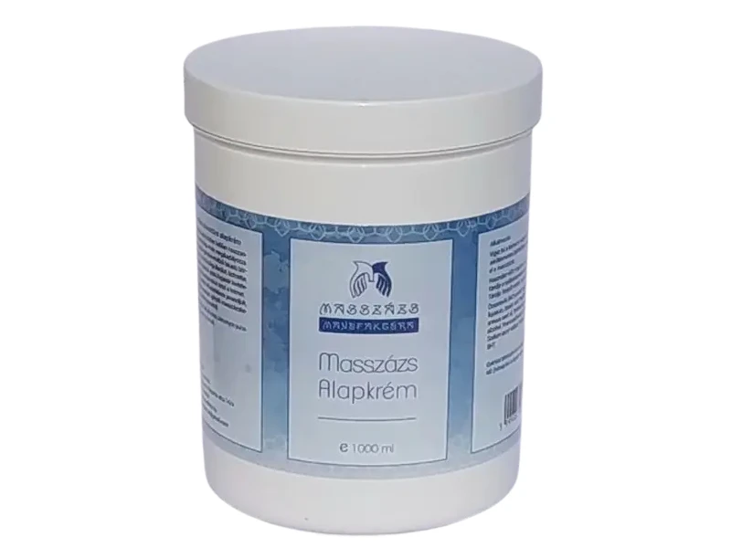 Masszázs Manufaktúra Illatmentes alapkrém (paraffin bázisú) 1000ml