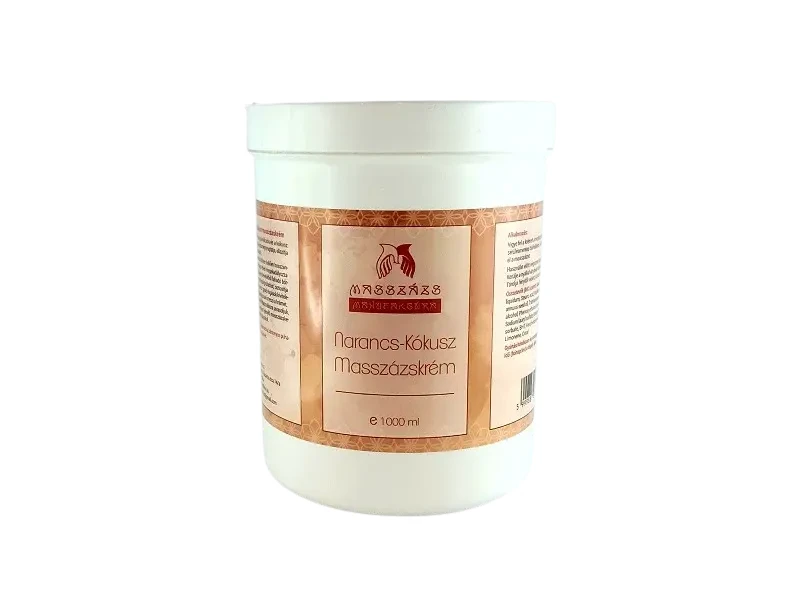 Masszázs Manufaktúra Narancs-Kókusz masszázskrém 1000ml