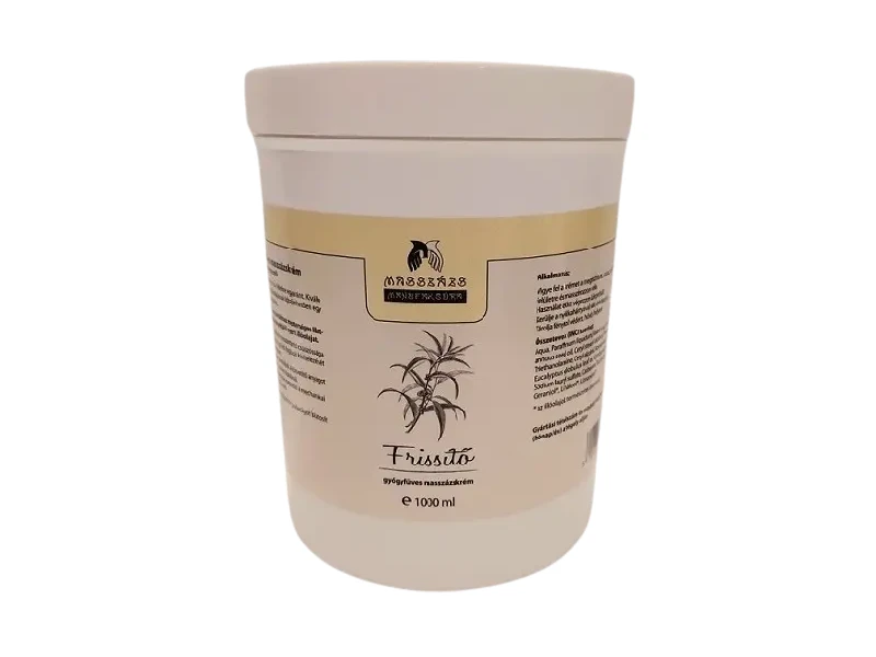 Masszázs Manufaktúra Frissítő gyógyfüves masszázskrém 1000ml
