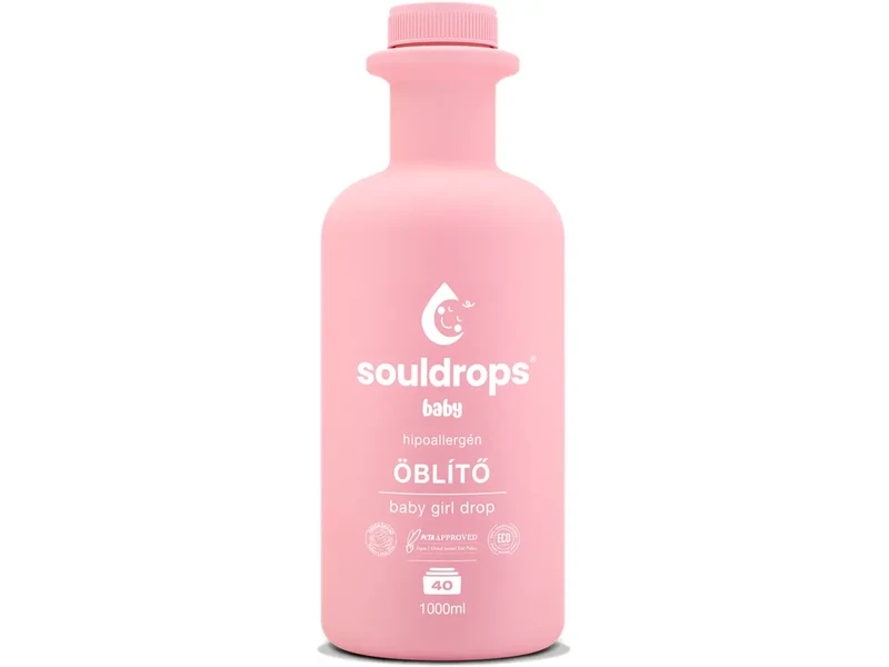Souldrops Baby Öblítő GIRL 40 mosás 1000 ml