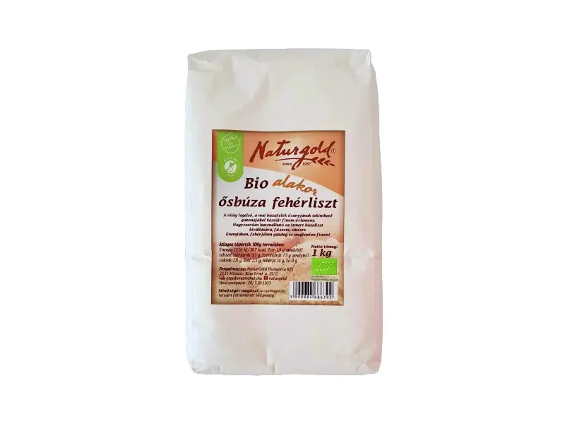 Naturgold Bio alakor ősbúza fehérliszt 1kg