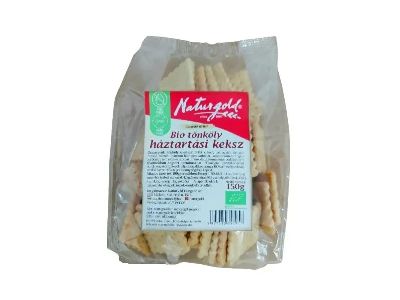 Naturgold Bio tönköly háztartási keksz 150 g
