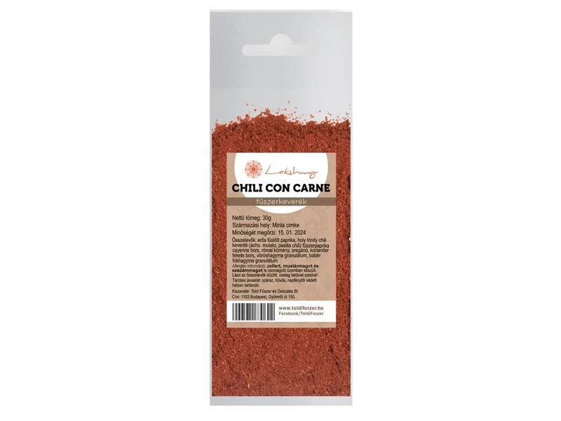 Lakshmy Chili Con Carne fűszerkeverék 30 g