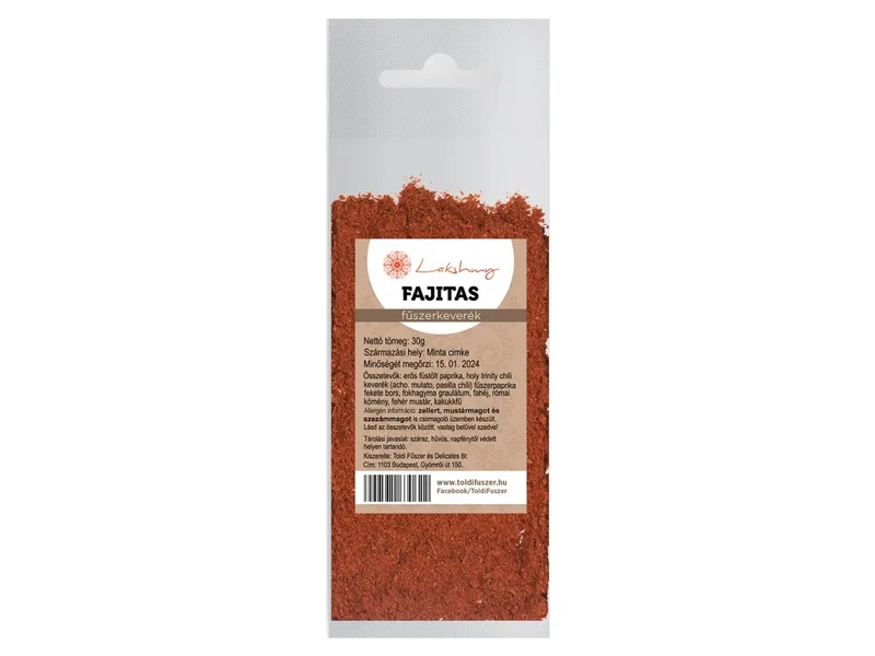 Lakshmy Fajitas fűszerkeverék 30 g