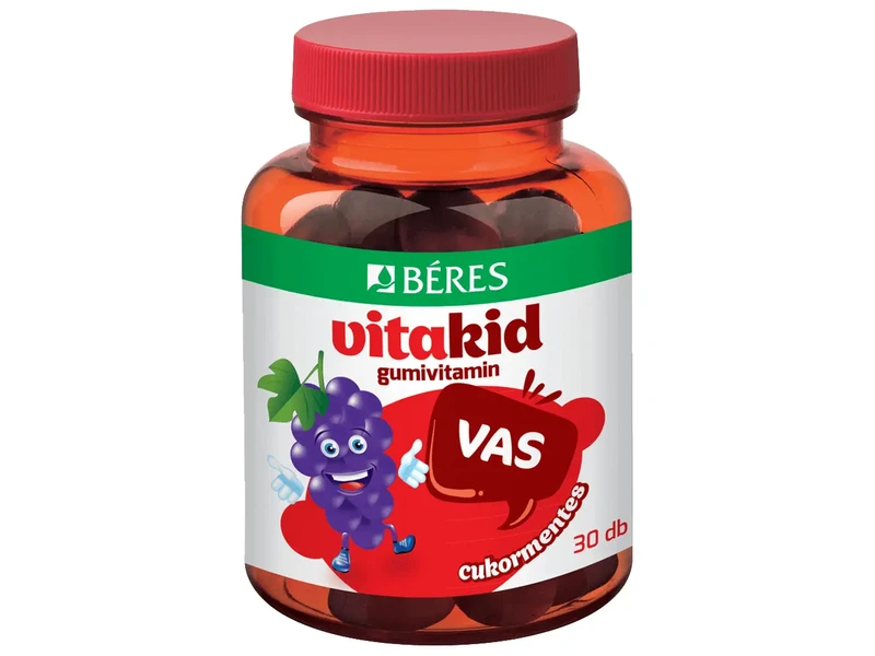 Béres Vitakid Vas gumitabletta 30db