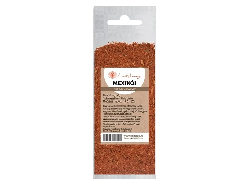 Lakshmy Mexikói fűszerkeverék 30 g