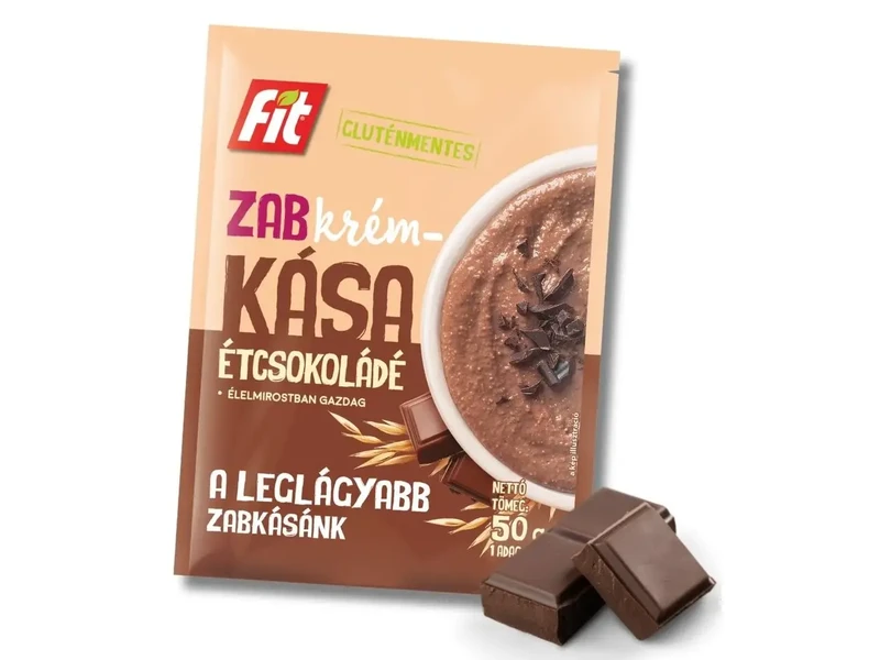 Fit Zab Krémkása Étcsokoládéval (gluténmentes) 50g