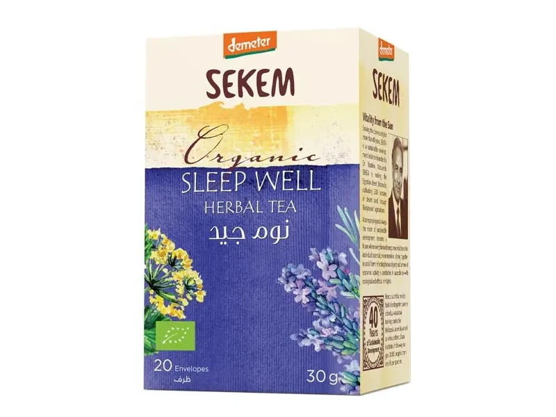 Sekem Biodinamikus Demeter Aludj jól tea 20 x 1,5g