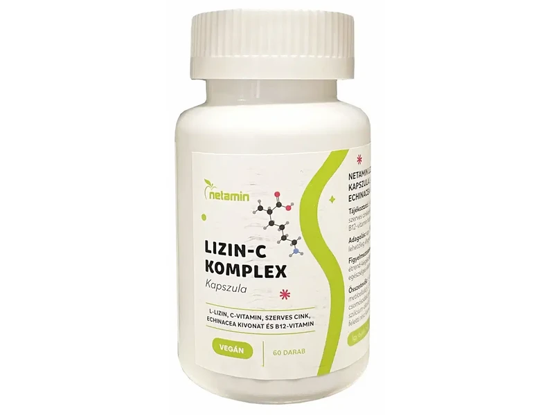Netamin Lizin Pajzs komplex kapszula 60db