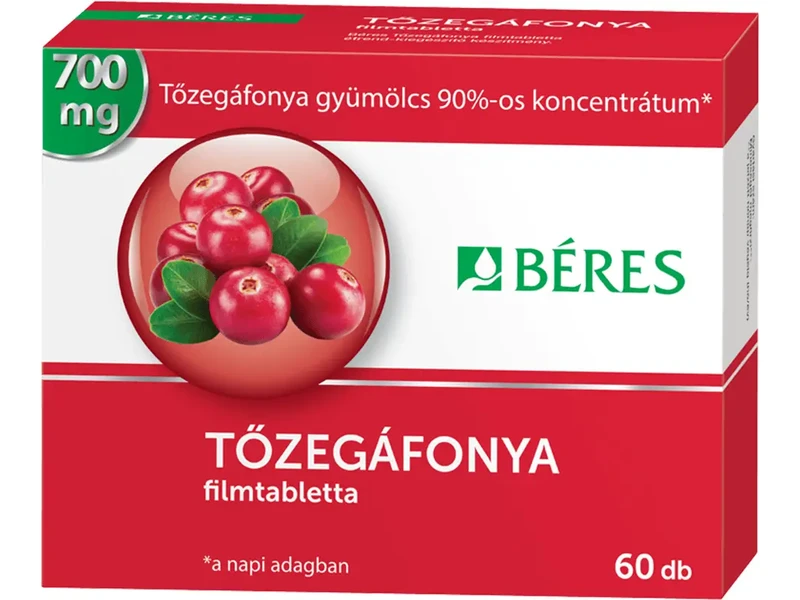 Béres Tőzegáfonya filmtabletta 60db