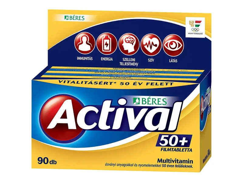 Actival 50+ filmtabletta 90db
