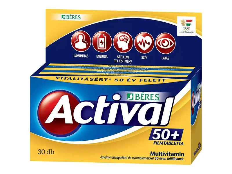 Actival 50+ filmtabletta 30db