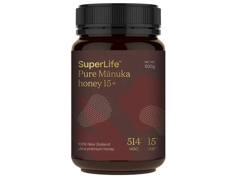 SUPERLIFE MANUKA MÉZ UMF15 + MGO514 500g