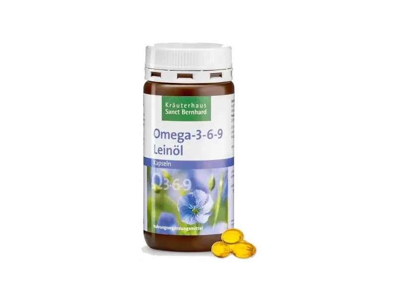 Lenmagolaj Omega 3-6-9 180 db (Sanct Bernhard)