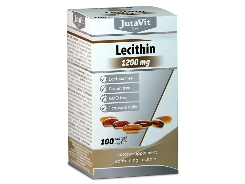 Jutavit Lecithin 1200 mg 100 db Lágykapszula