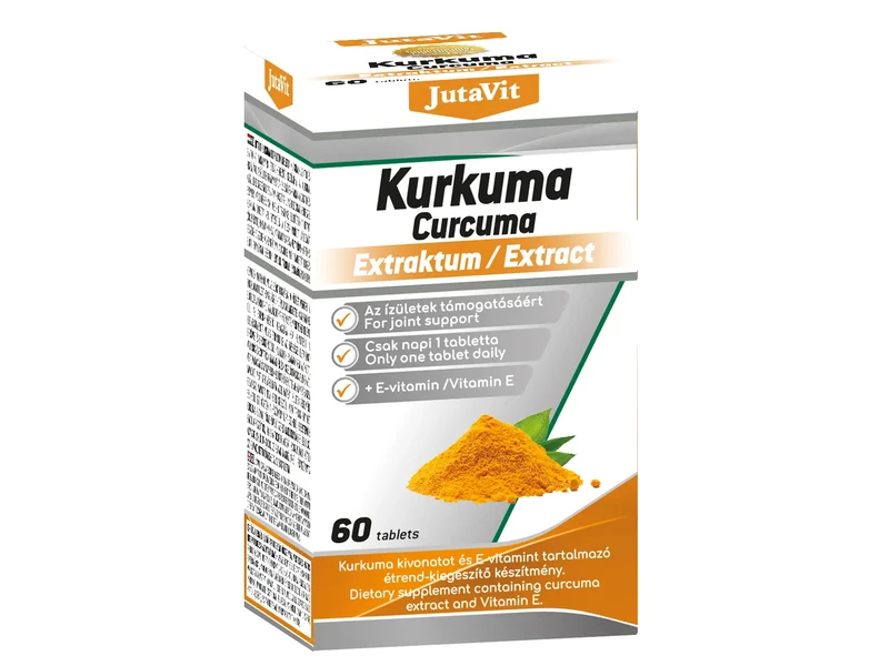 Jutavit Kurkuma Extraktum  + E-vitamin 60 db Tabletta