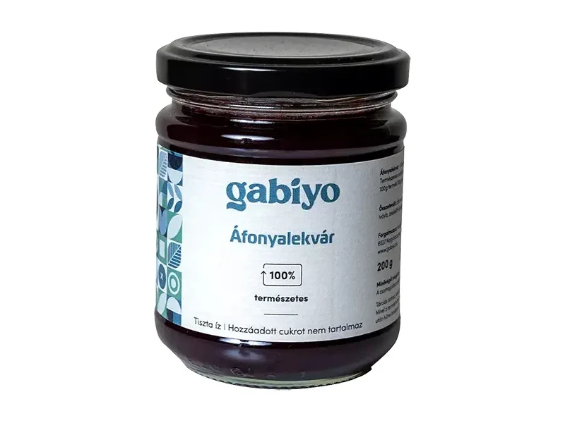 Gabiyo Áfonyalekvár (hozzáadott cukor nélkül) 200g