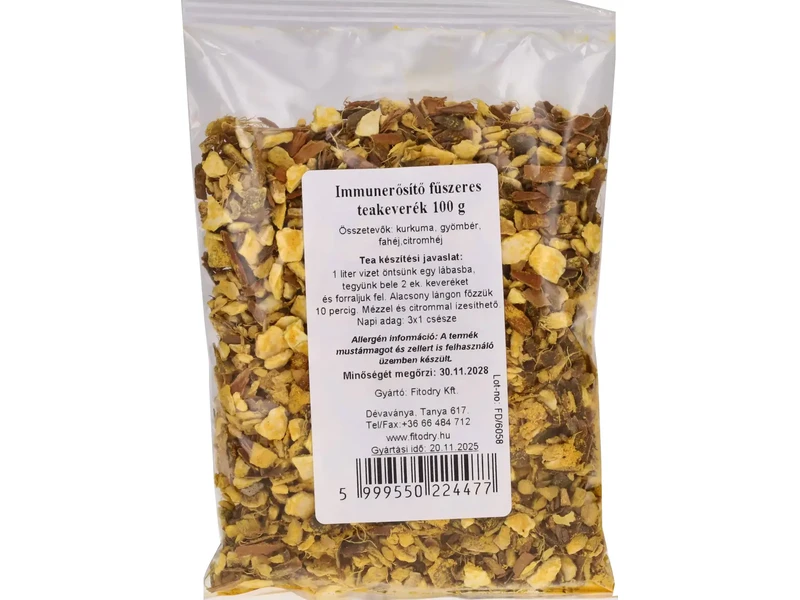 Fitodry Immunerősítő Fűszeres Teakeverék 100 g