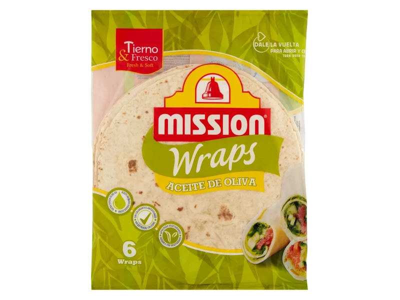 MISSION Wrap Olívás 25cm 370g (6db/cs)