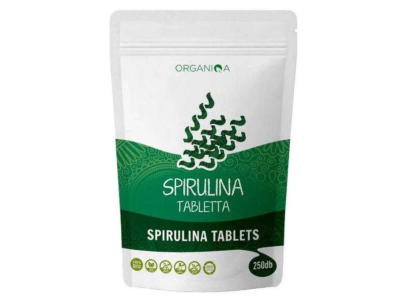 Organiqa Bio Spirulina tabletta 250db (125g)