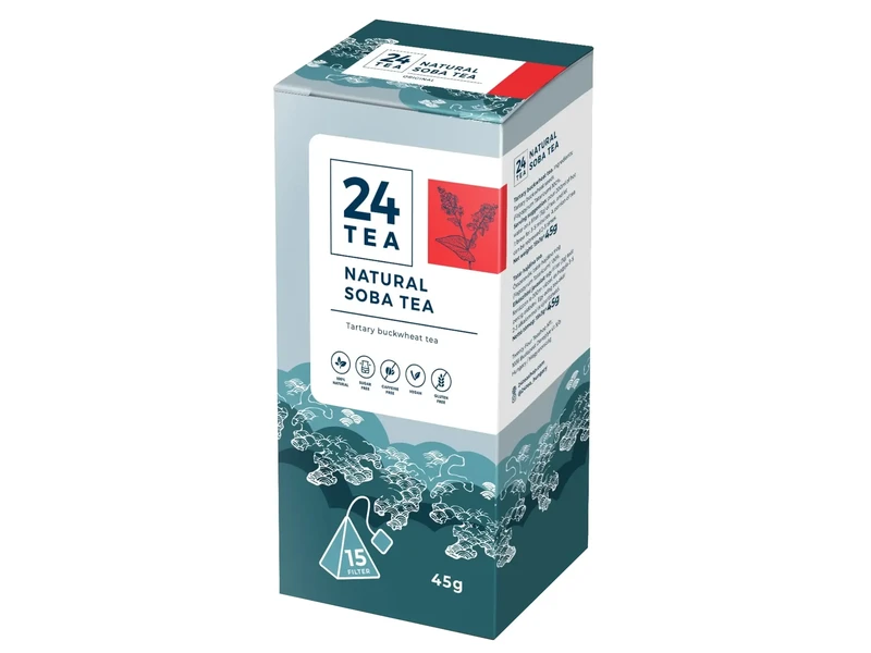 24 Tea Natúr Soba Tea Teapiramis - Filteres 15 db 45 g