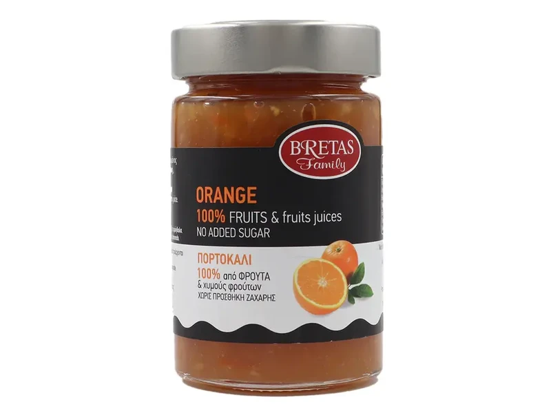 BRETAS 100% Dzsem - narancs 240g