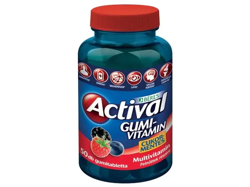 Actival Gumivitamin gumitabletta (felnőtteknek) 50db