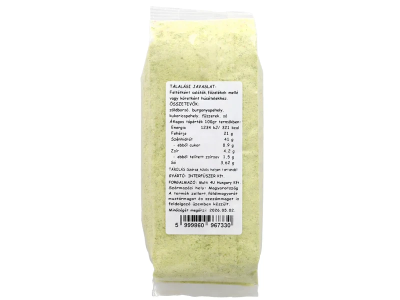 Multi 4U Countryside Zöldborsó fasírt fokhagymás 200g